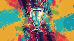 premier league trophy sketch