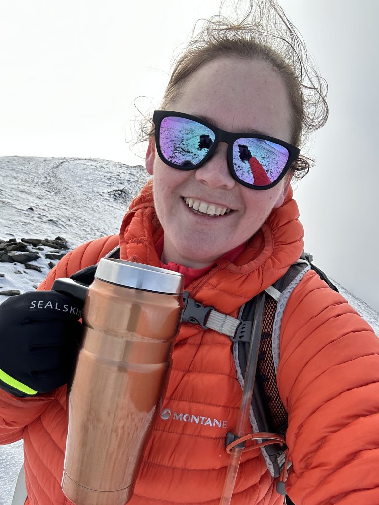 on summit of skiddaw