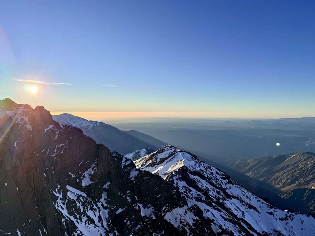 Sunrise from Mount Toubkal