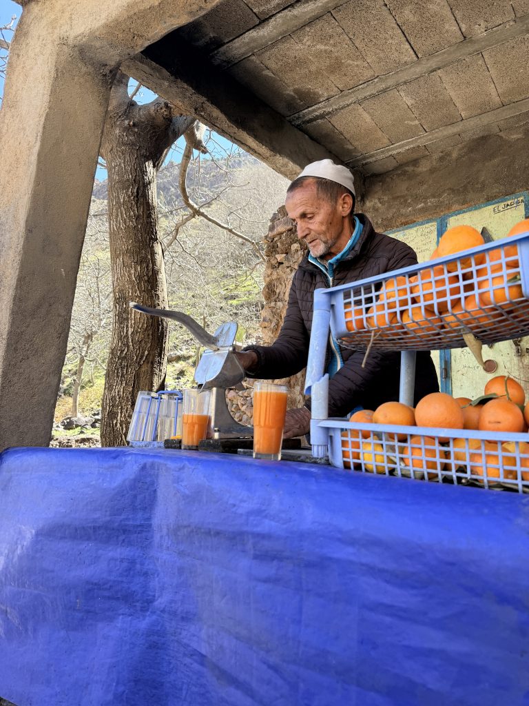 orange juice mount toubkal
