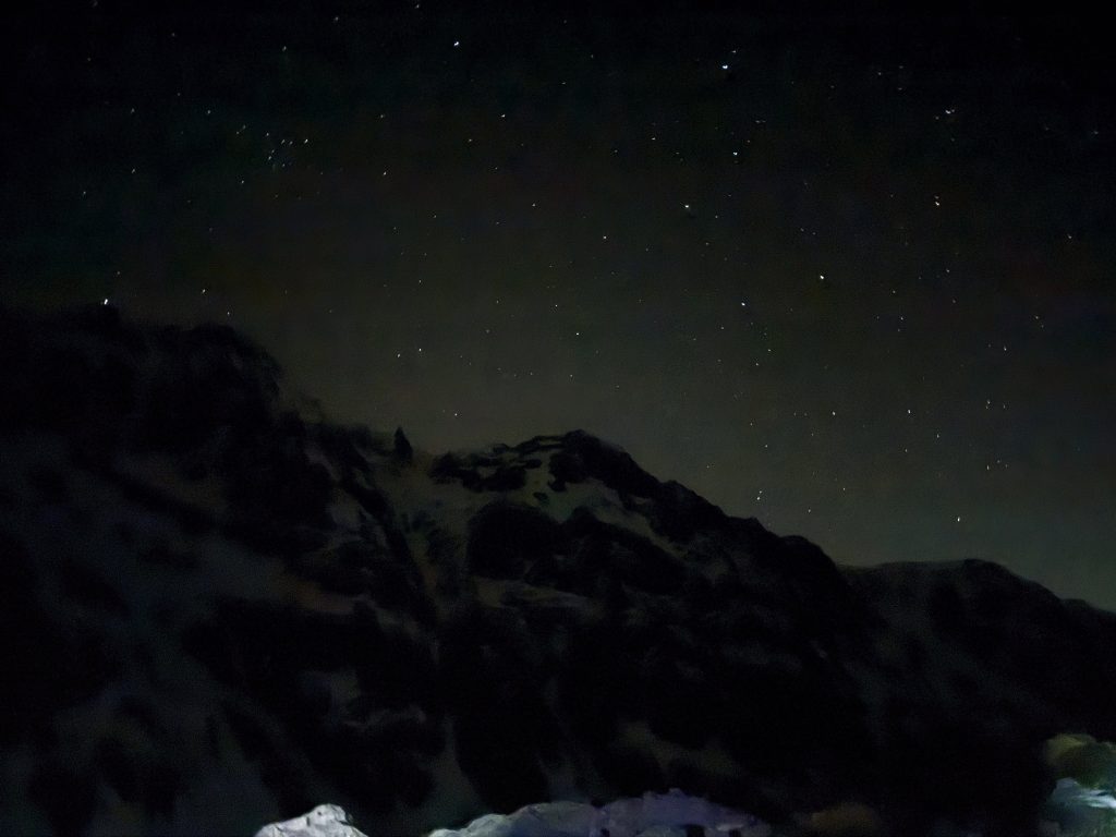 starry skies above toubkal