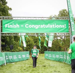 macmillan mighty hike lake district finishing line full marathon